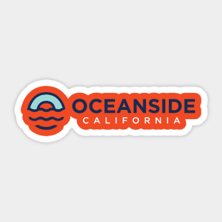 Oceanside California Sticker